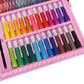 Painting set in a suitcase, 168 pieces, pink-10