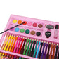 Painting set in a suitcase, 168 pieces, pink-6