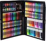 Painting set in a suitcase, 168 pcs, black-3