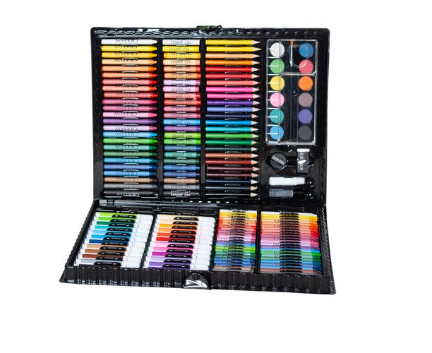 Painting set in a suitcase, 168 pcs, black-6