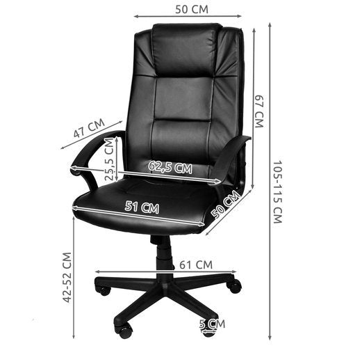 MALATEC eco leather office armchair-11