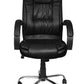 Office chair, eco-leather - black MALATEC-2