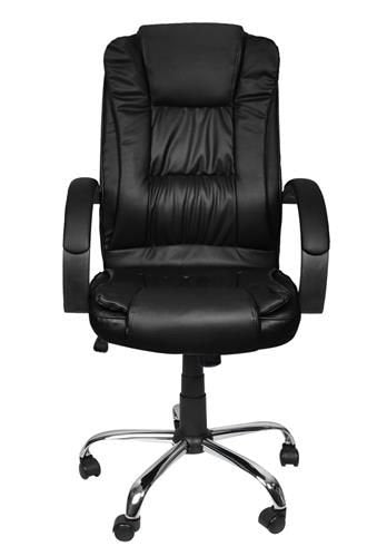 Office chair, eco-leather - black MALATEC-2