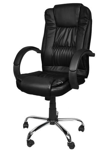 Office chair, eco-leather - black MALATEC-5