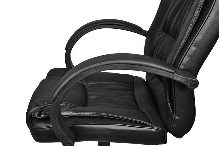 Office chair, eco-leather - black MALATEC-6