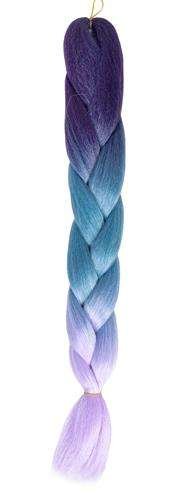 Synthetic hair braids ombre blue/fio W10342 Soulima 5902802915726