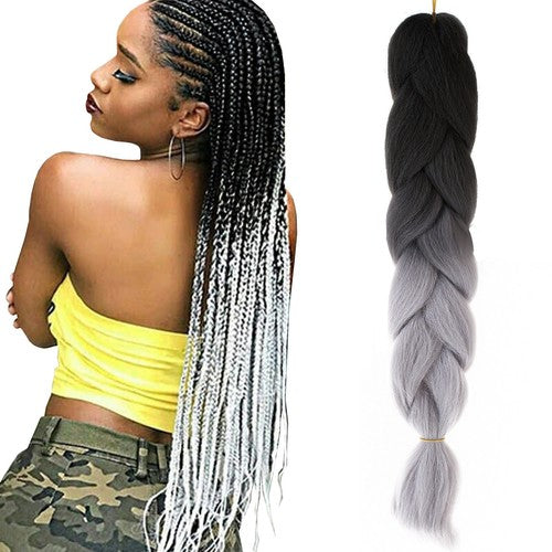 Synthetic hair ombre braids sz/sz W10345-6