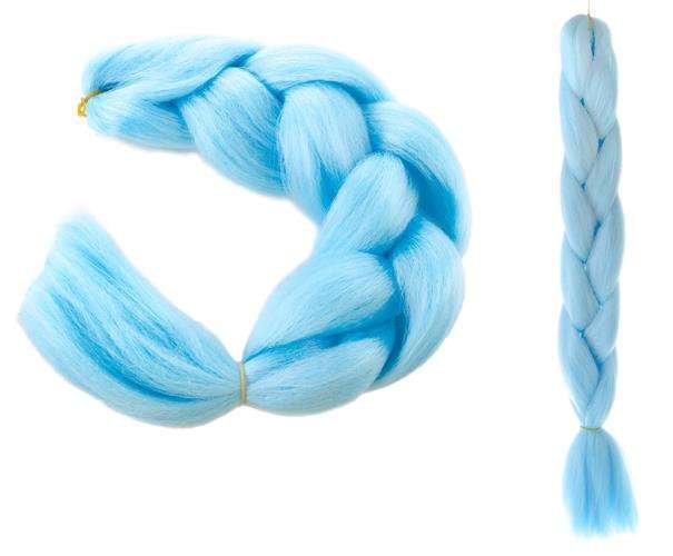 Synthetic hair braids - blue-3