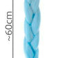 Synthetic hair braids - blue-4