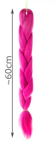 Synthetic hair braids - purple-6