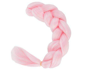 Synthetic hair braids - pink-1