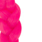 Synthetic hair braids - dark pink-2