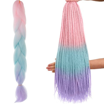 Synthetic hair ombre braids pink/ni/f W10341 Soulima 5902802915719