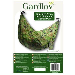 Santiago Army tourist hammock 260x140cm Net-1