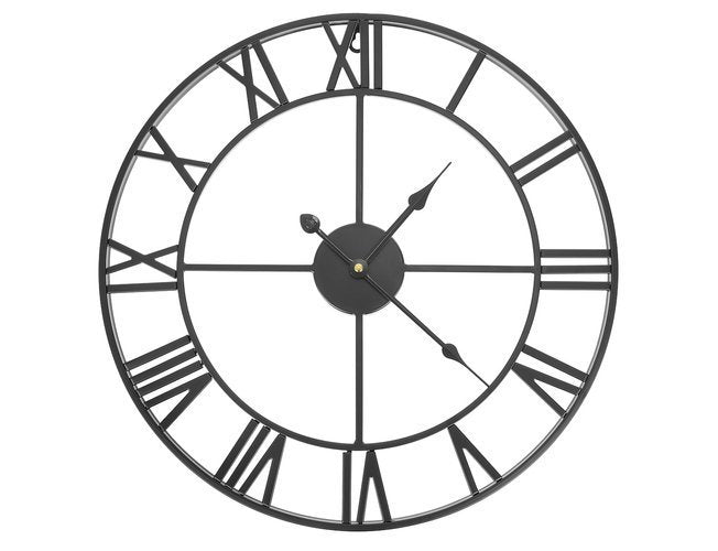 Retro wall clock - black-1