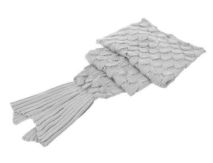 Mermaid tail blanket - gray KO11380 Iso Trade 5902802917775