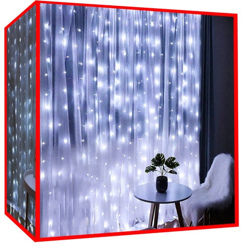 Light curtain 300LED - cold white 31V KŚ11333 Iso Trade 5902802917454