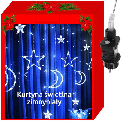 Light curtain 138LED - cold white 31V KŚ11330 Iso Trade 5902802917423