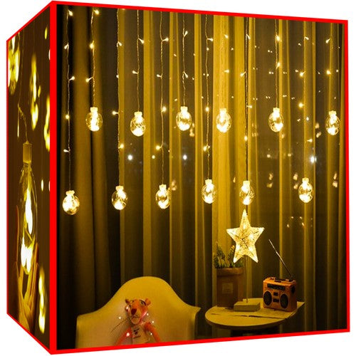 Light curtain 108LED - warm white 31V KŚ11346 Iso Trade 5902802917560