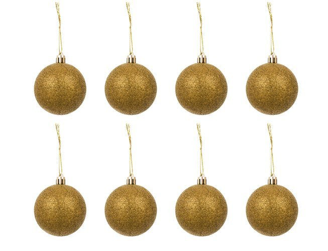 Christmas balls set of 100 pcs + golden star-8