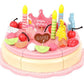 Wooden birthday cake-3