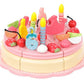 Wooden birthday cake-4