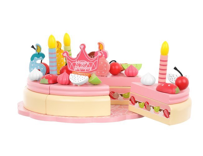 Wooden birthday cake-7