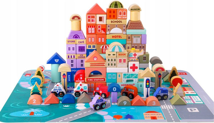 Wooden blocks - city-4