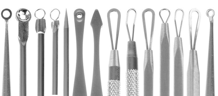 Spoons for removing blackheads - set of 7 pcs-4