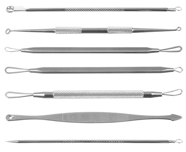 Spoons for removing blackheads - set of 7 pcs-6