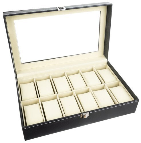 Watch organizer with 12 compartments-3