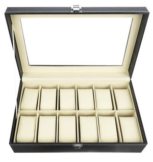 Watch organizer with 12 compartments-1