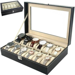 Watch organizer with 12 compartments Iso Trade 5902802919649