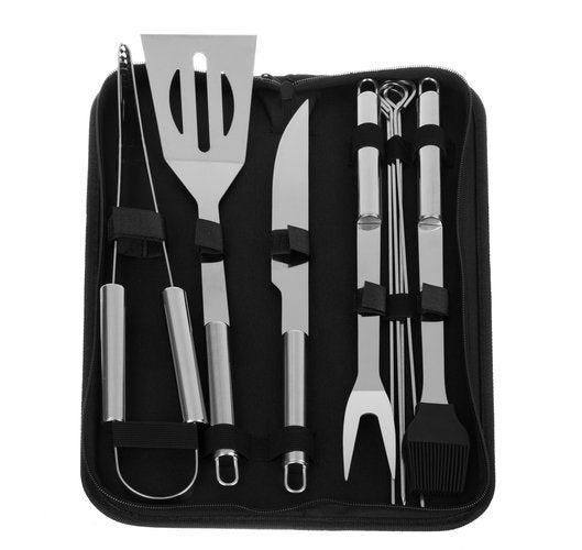 Barbecue utensils - set of 9 accessories + case-1