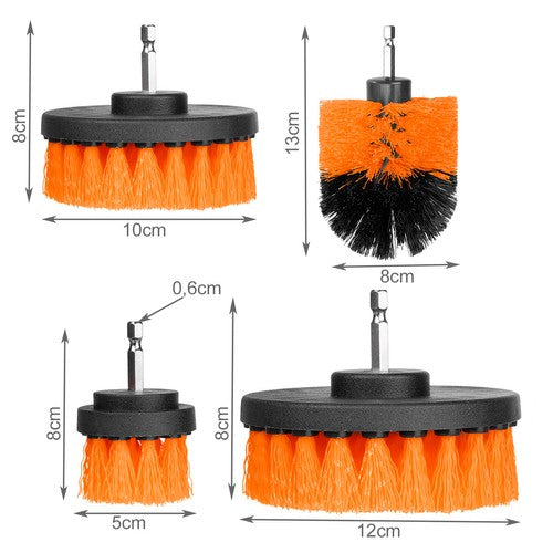 Drill cleaning brushes - 4 pcs-9