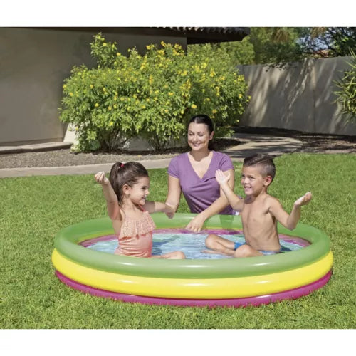 Inflatable rainbow pool 152cm Bestway 51103-5