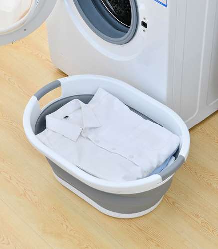 Bowl - foldable laundry basket-11