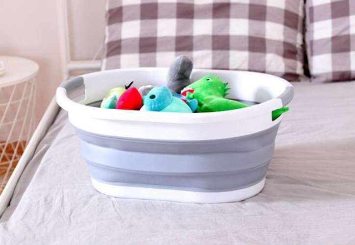 Bowl - foldable laundry basket-12