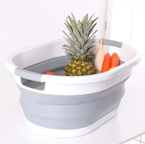 Bowl - foldable laundry basket-13