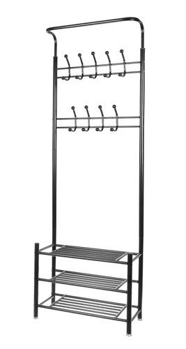 Clothes hanger - stand with shoe shelf 15744 Ruhhy 5902802921697