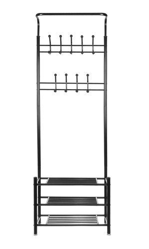 Clothes hanger - stand with shoe shelf 15744-5