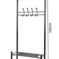 Clothes hanger - stand with shoe shelf 15744-8