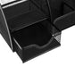 Desk organizer - 6 compartments - black-2