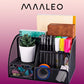 Desk organizer - 6 compartments - black-3