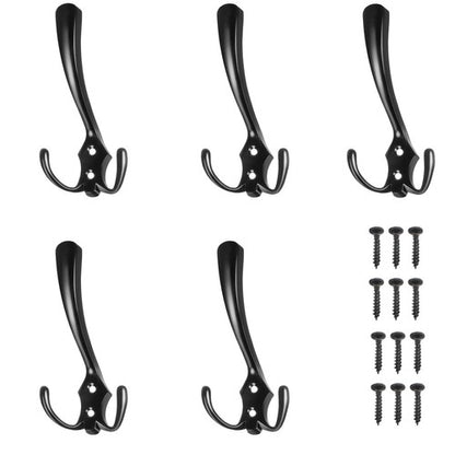 Black wall hanger - set of 5 pcs. Ruhhy 5900779939455