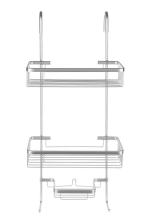 Wall-hung shower shelf - silver-1