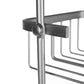 Wall-hung shower shelf - silver-4