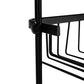 Hanging shower shelf - black-4