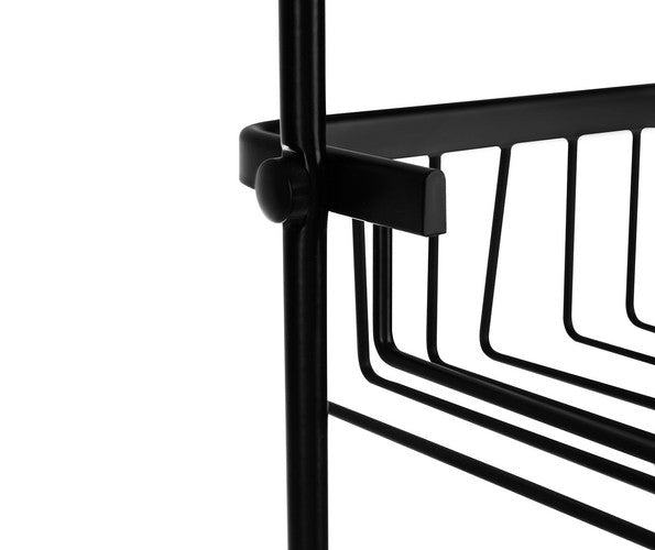 Hanging shower shelf - black-4