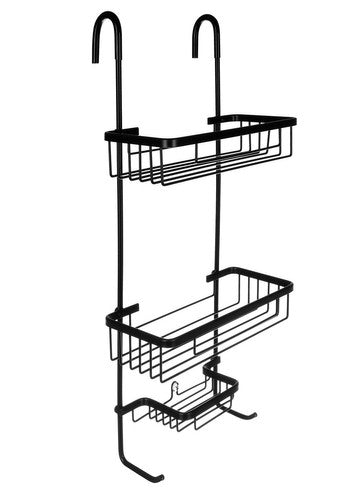 Hanging shower shelf - black-7